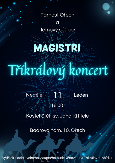 Tříkrálový koncert v Ořechu